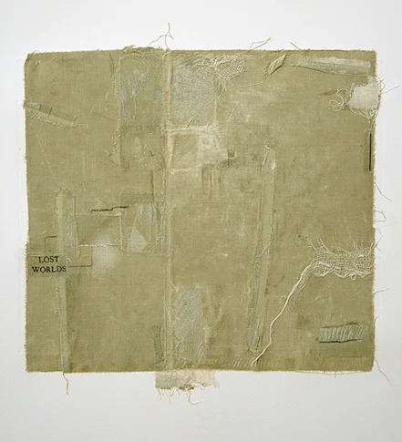 Lost Worlds – mixed media collage,, 2007