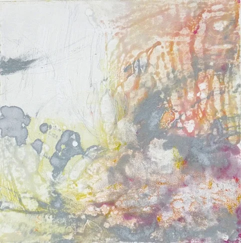 Cascade II – monotype,, 2012