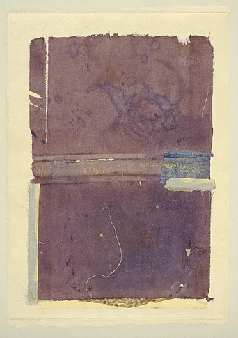 Chronicle – mixed media collage,, 2004