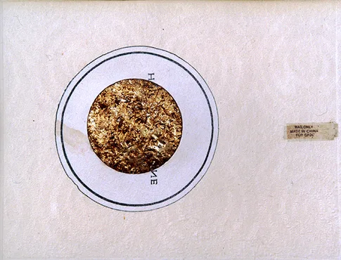 Circlet – mixed media collage,, 2003