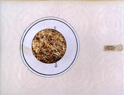 Circlet – mixed media collage,, 2003