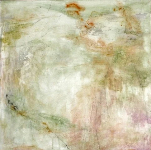 Clearing – mixed media on panel, 2013
