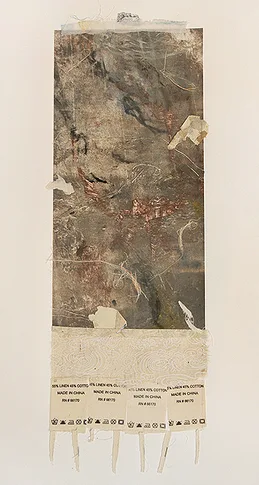 Scroll – mixed media collage,, 2007