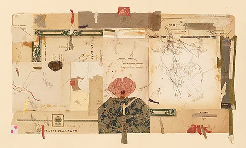 De Aqui a la Eternidad – mixed media collage,, 2006