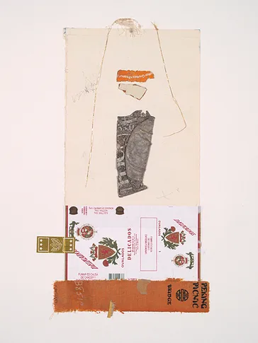 Delicados – mixed media collage,, 2004