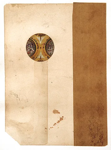 Dominion – mixed media collage,, 2002