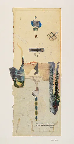 Four Beats – mixed media collage,, 2005
