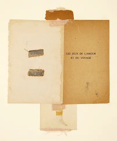 Games of Love and Travel – mixed media collage,, 2005