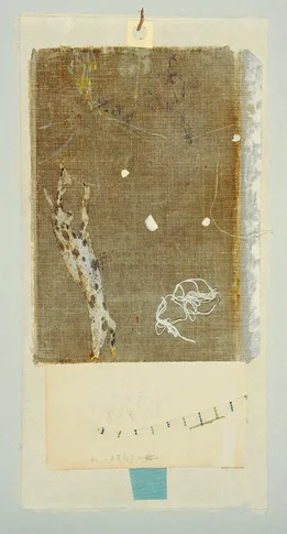 Gathering – mixed media collage,, 2004