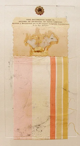 Indigenista – mixed media collage,, 2004