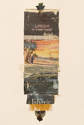Limosna – mixed media collage,, 2005