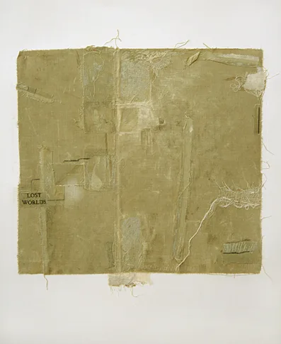 Lost Worlds – mixed media collage,, 2007