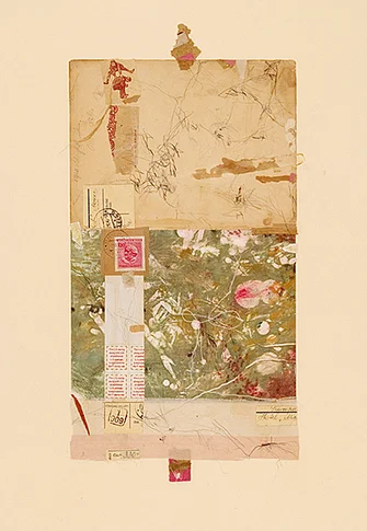 En Route – mixed media collage,, 2006