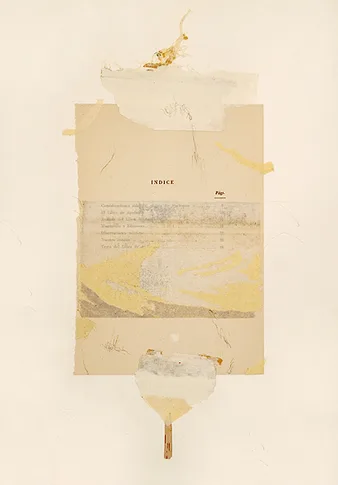 Indice – mixed media collage,, 2006