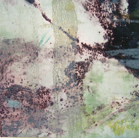 Mist – monotype collograph,, 2002