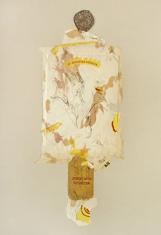Needles – mixed media collage,, 2007
