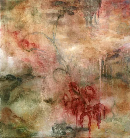 Oasis II – acrylic and graphite on canvas,, 2008