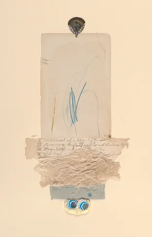 Onward – mixed media collage, 2017