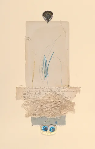 Onward – mixed media collage, 2017