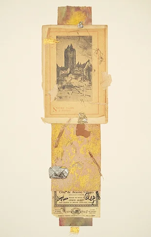Our Lady – mixed media collage,, 2005
