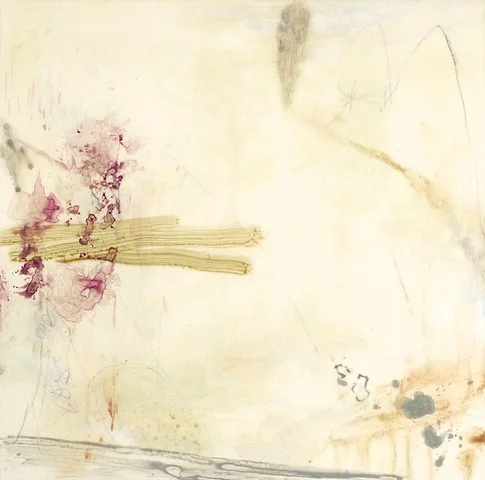Whisper – mixed media on panel, 2013