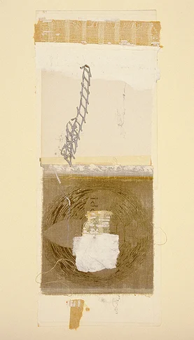 Pi II – mixed media collage,, 2003