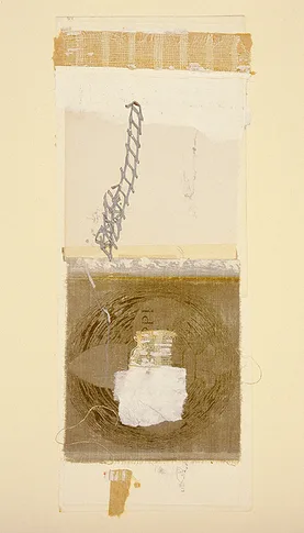 Pi II – mixed media collage,, 2003