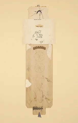 Prince Bulbo – mixed media collage,, 2005