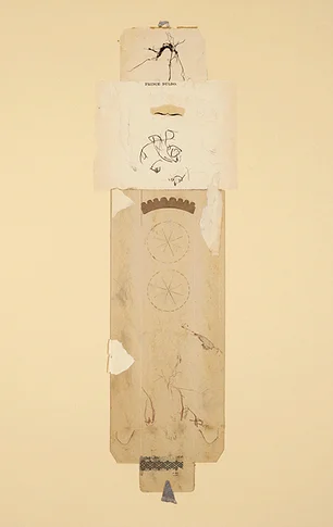 Prince Bulbo – mixed media collage,, 2005