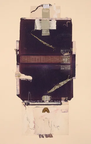 Samuel – mixed media collage,, 2004