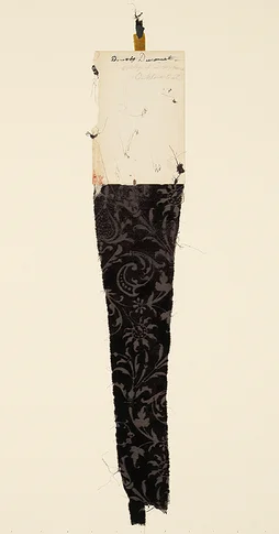 Scabbard – mixed media collage,, 2005