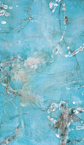 Source II – mixed media on panel, 0