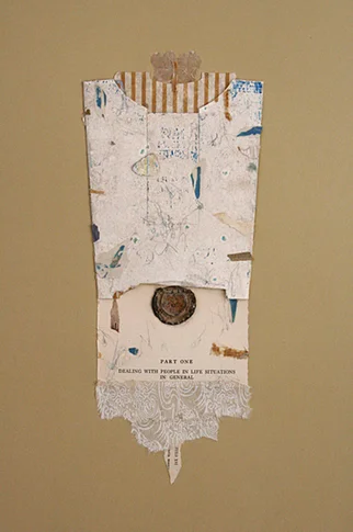 The Cardinal – mixed media collage, 2007-2009, 0