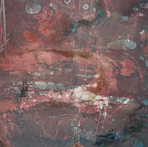 Touching Rain – monotype,, 2002