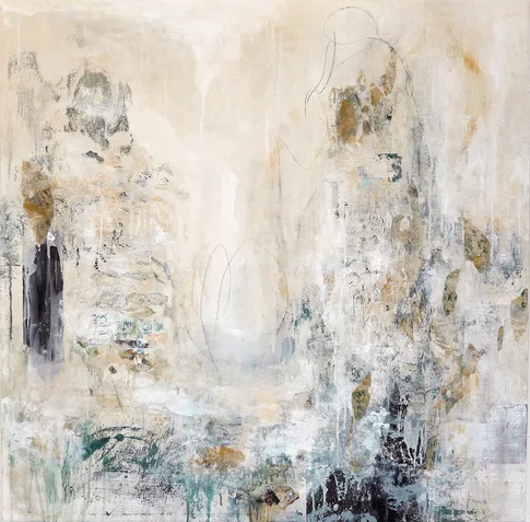 Traces – mixed media on canvas, 0