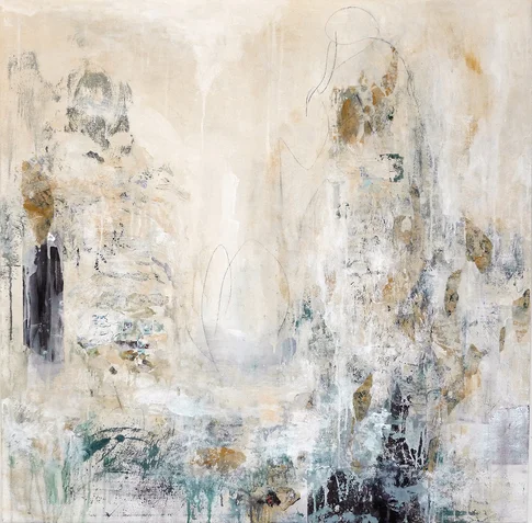 Traces – mixed media on canvas, 0