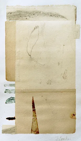 Trek – mixed media collage,, 2002