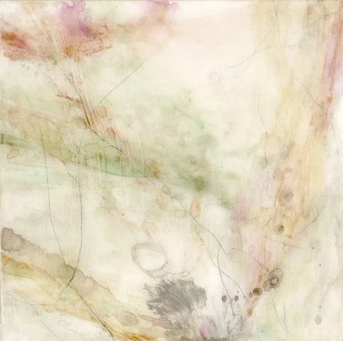 Unfolding – mixed media on panel, 2013