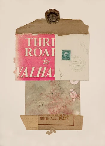 Valhalla – mixed media collage,, 2005