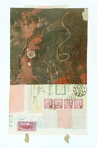 Voyager II – mixed media collage,, 2007