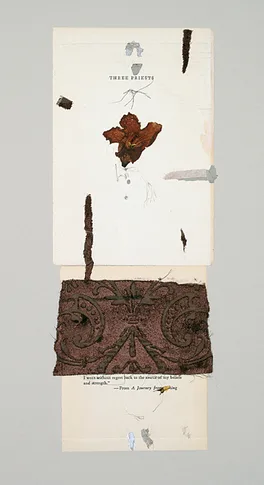 Without Regret – mixed media collage,, 2004